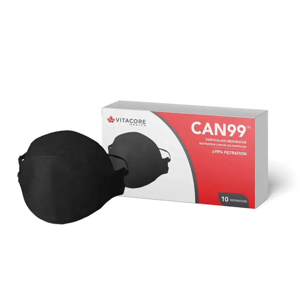 CAN99™ Black Headband Respirator - Ultimate Protection - The Face