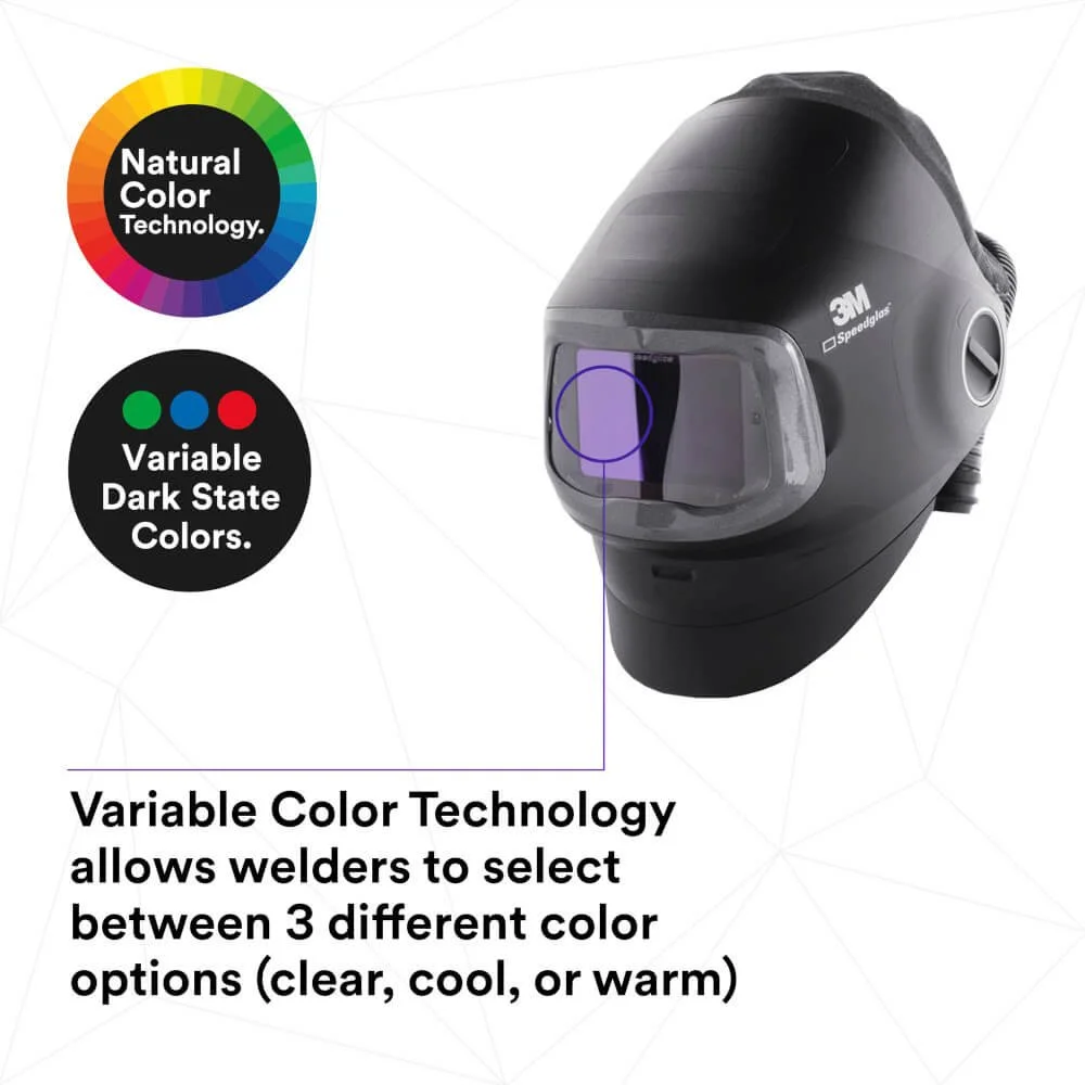 3M Speedglas G5-01VC Welding Helmet + Adflo PAPR - The Face Mask