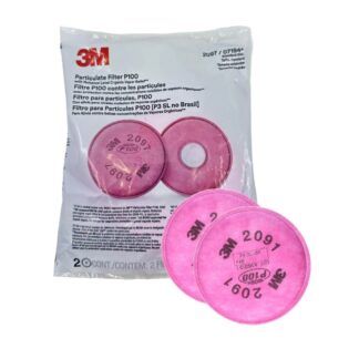 morewhitespace3M2091.jpeg 3M 2091 P100 Particulate Filter NIOSH - 1 Pair