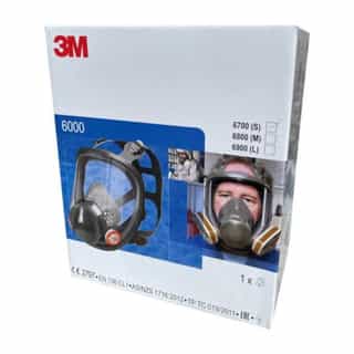 3M 6700 Reusable Full Face Respirator Mask - Small