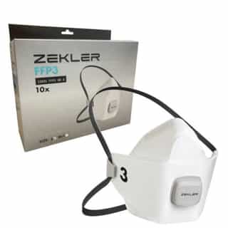 Zekler 1503 FFP3V Valved Face Mask Small Size - Box of 10